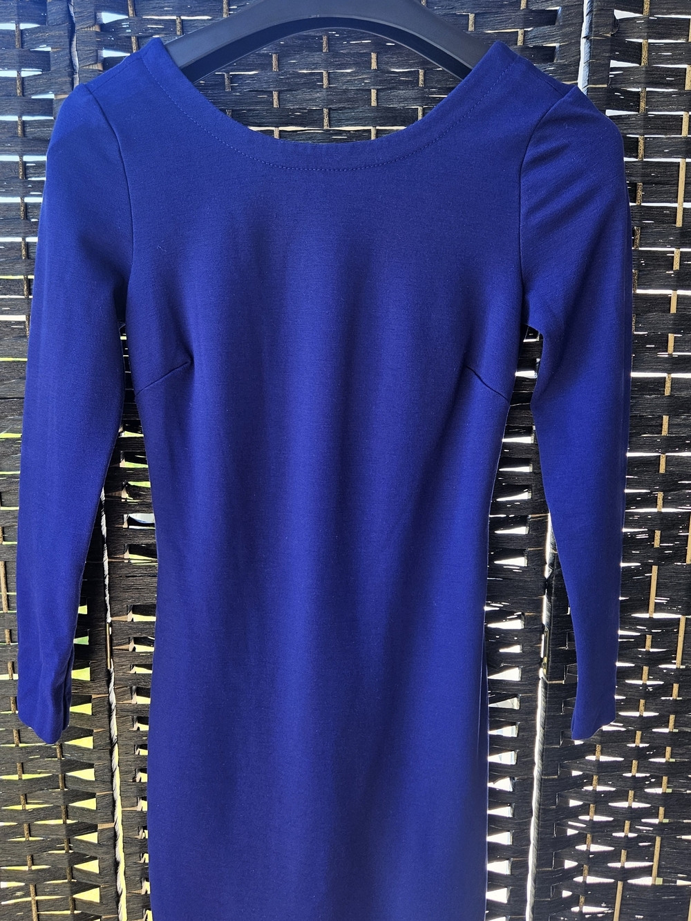 Banana Republic Royal Blue Casually Elegant Long Sleeve Dress